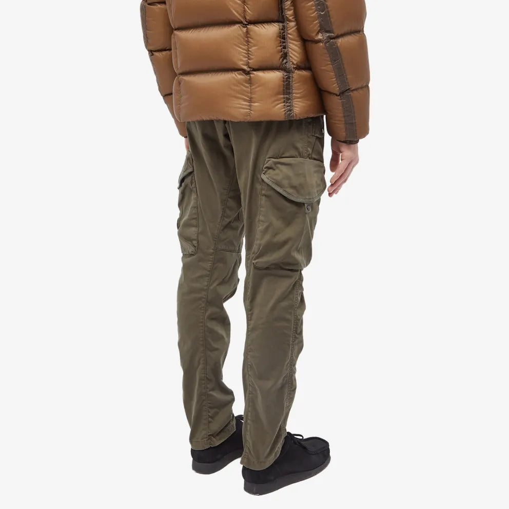 C.P. Company Sateen Cargo Pants - Ivy Green