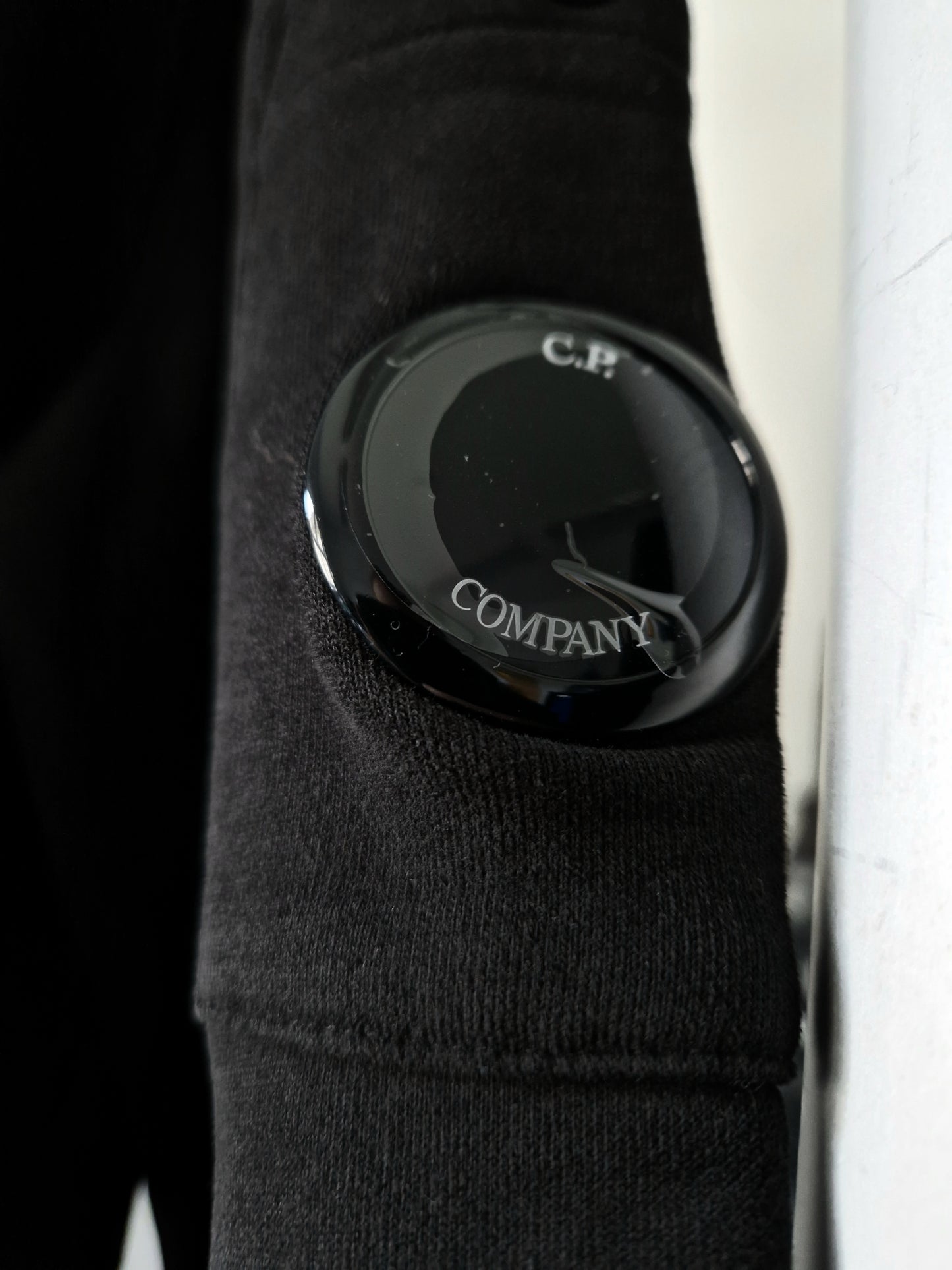C.P. Company Brushed & Emerized Sweatshirt - Black