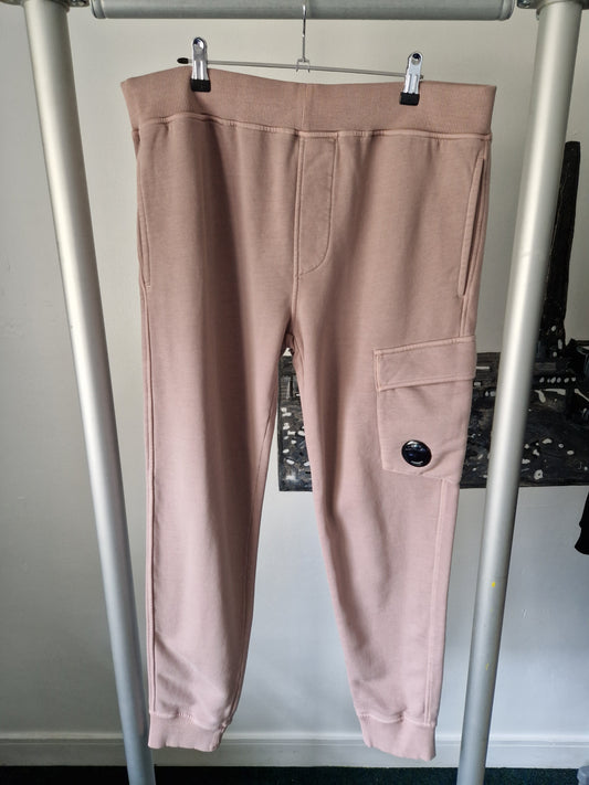 C.P. Company Garment Dyed Sweat Pants - Salmon Pink