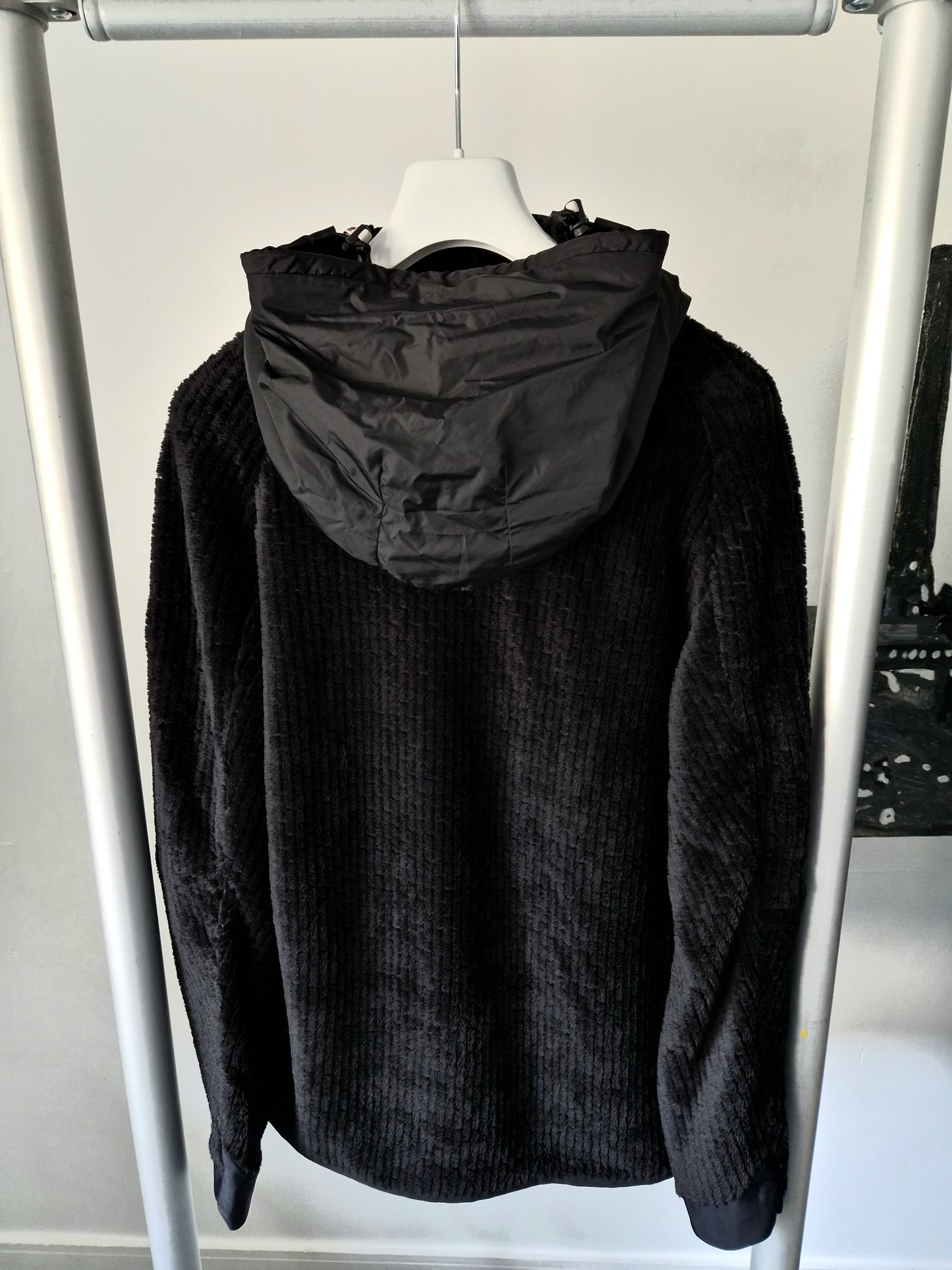 Moncler Grenoble Fleece Cardigan - Black