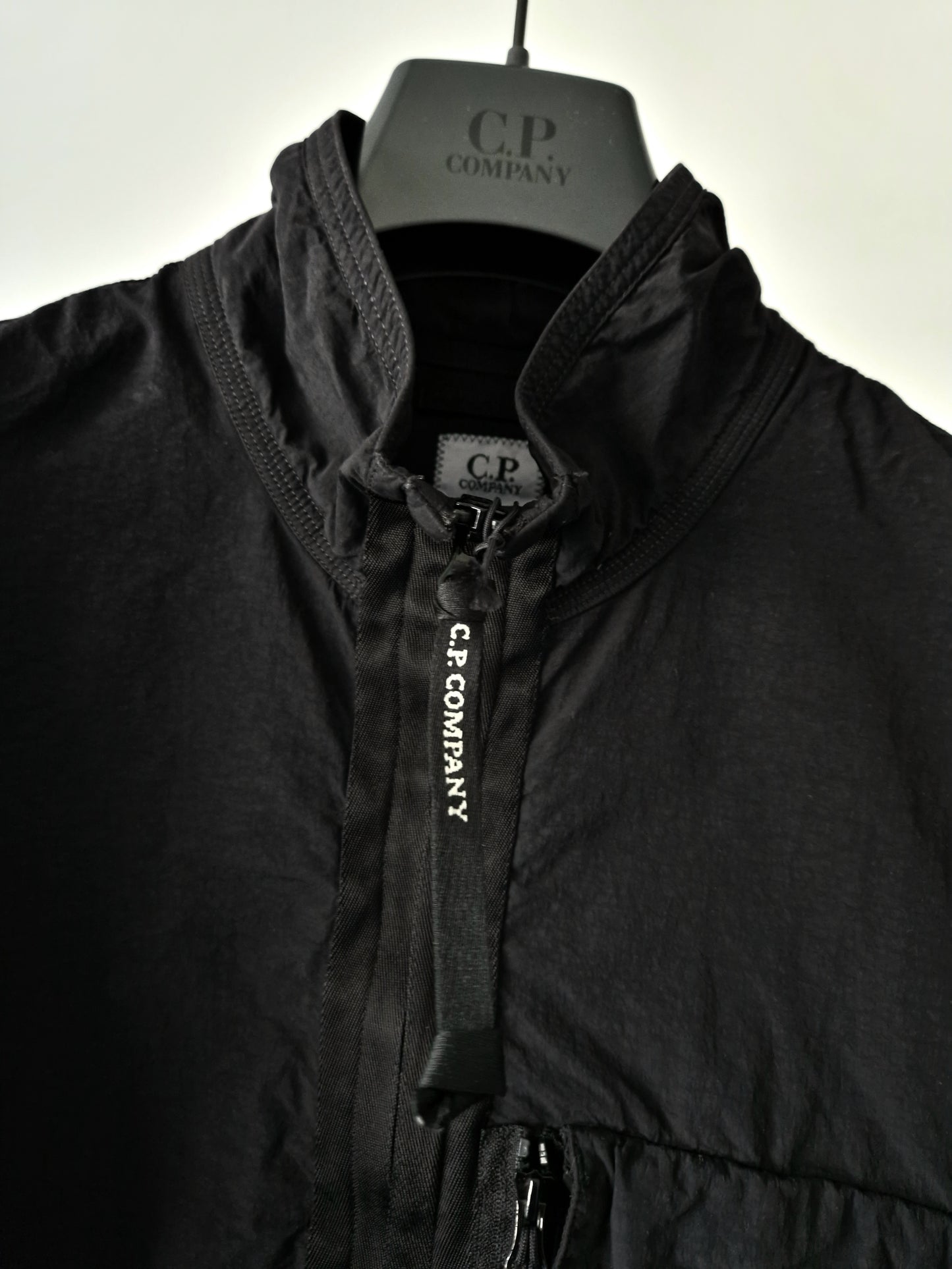 C.P. Company Flatt Nylon Overshirt - Black