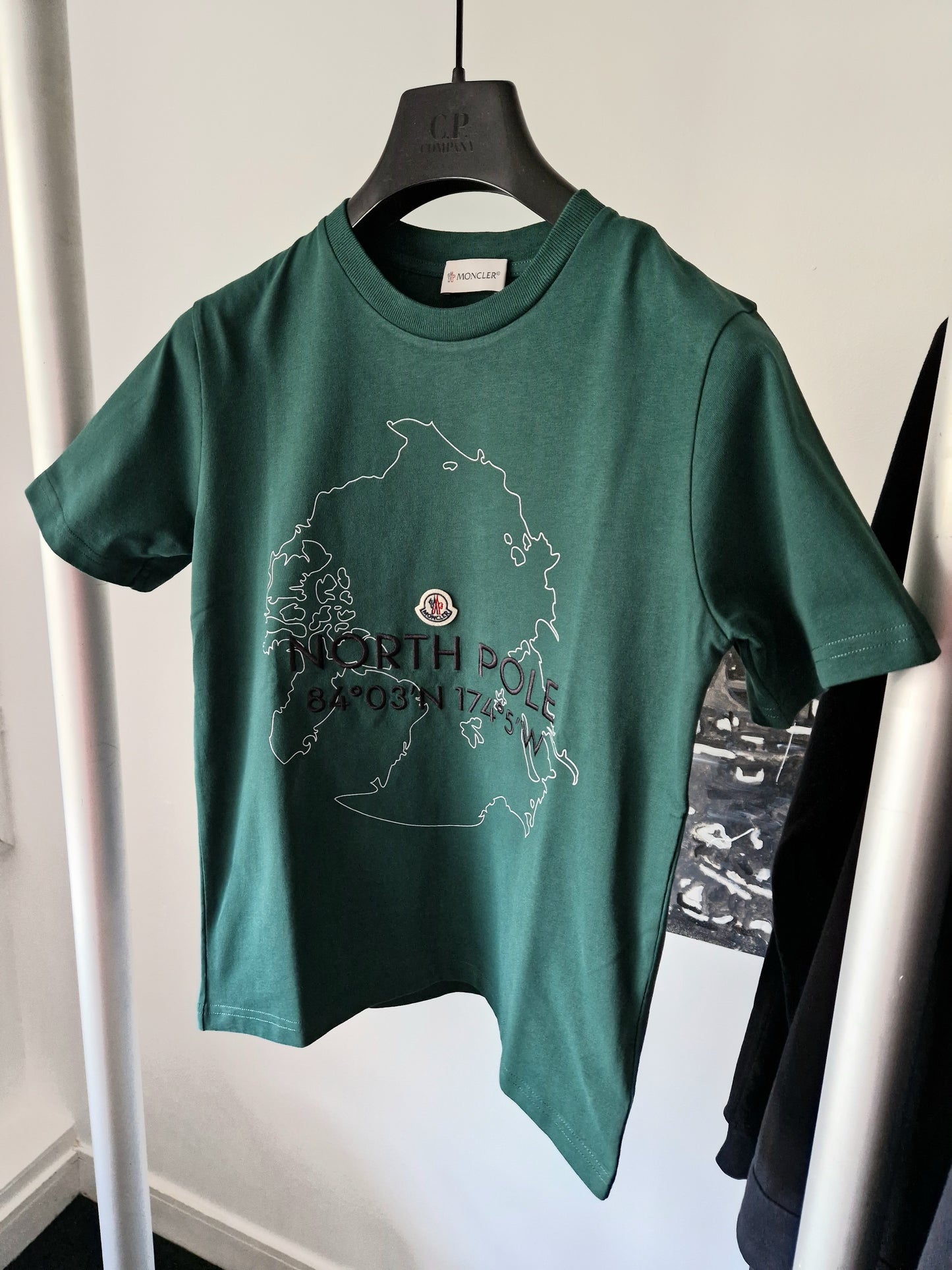 Moncler Junior Map T-Shirt - Green
