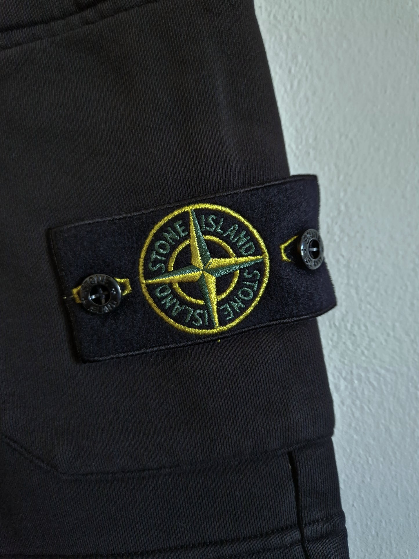 Stone Island Fleece Shorts - Black