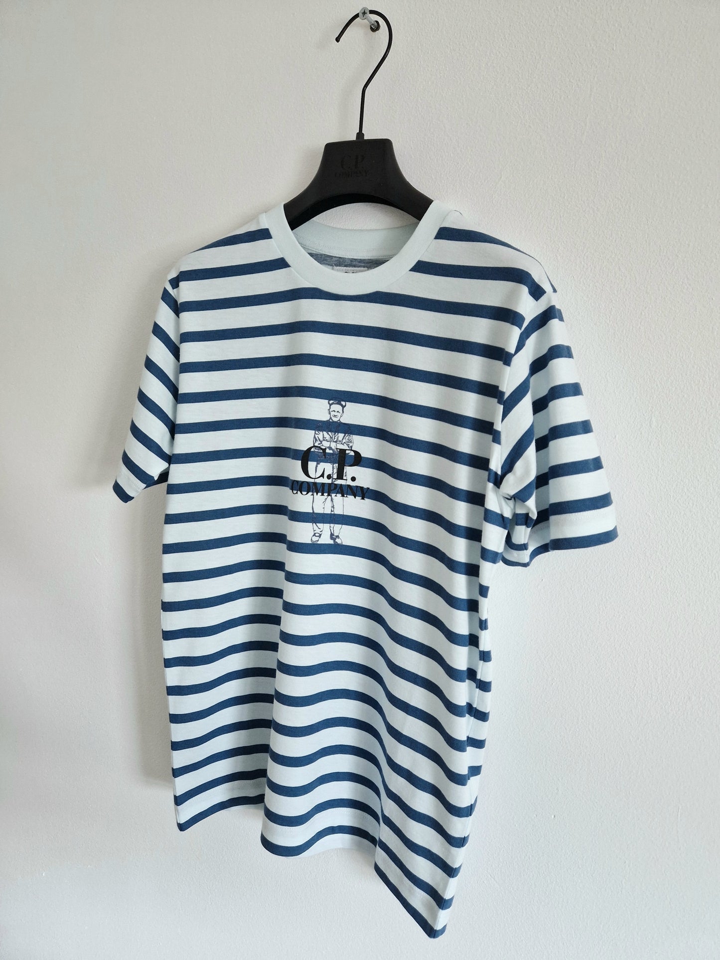 C.P. Company Junior 'Sailor Man' Striped T-Shirt _ Blue
