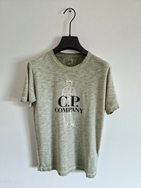 C.P. Company Junior 'Sailor Man' T-Shirt - Green