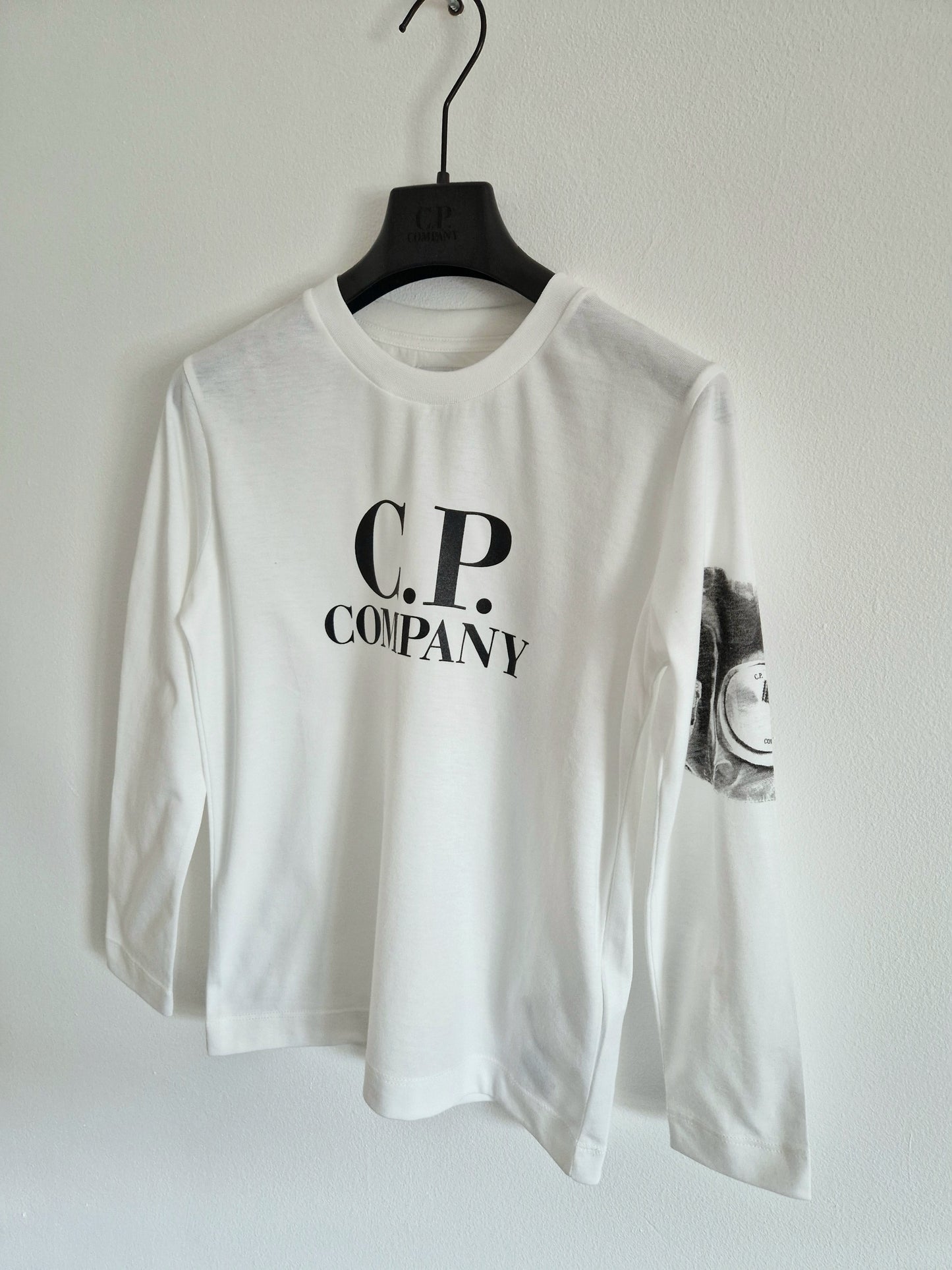 C.P. Company Junior Long Sleeve T-Shirt - White