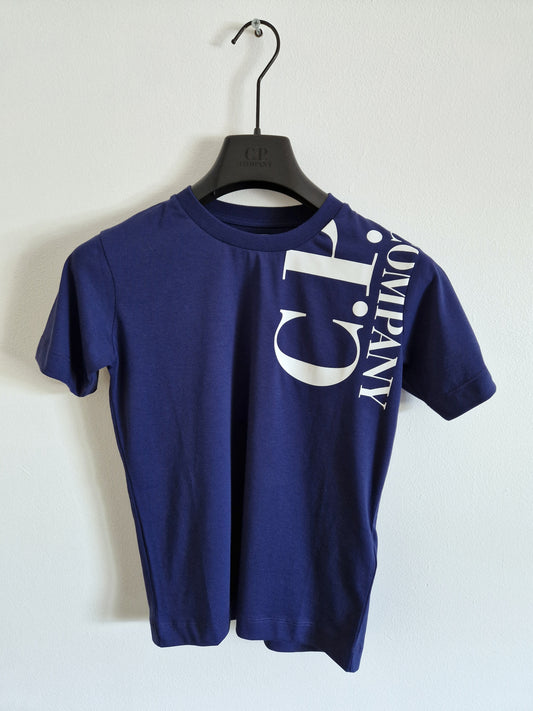 C.P. Company Junior Large Spell Out T-Shirt - Royal Blue