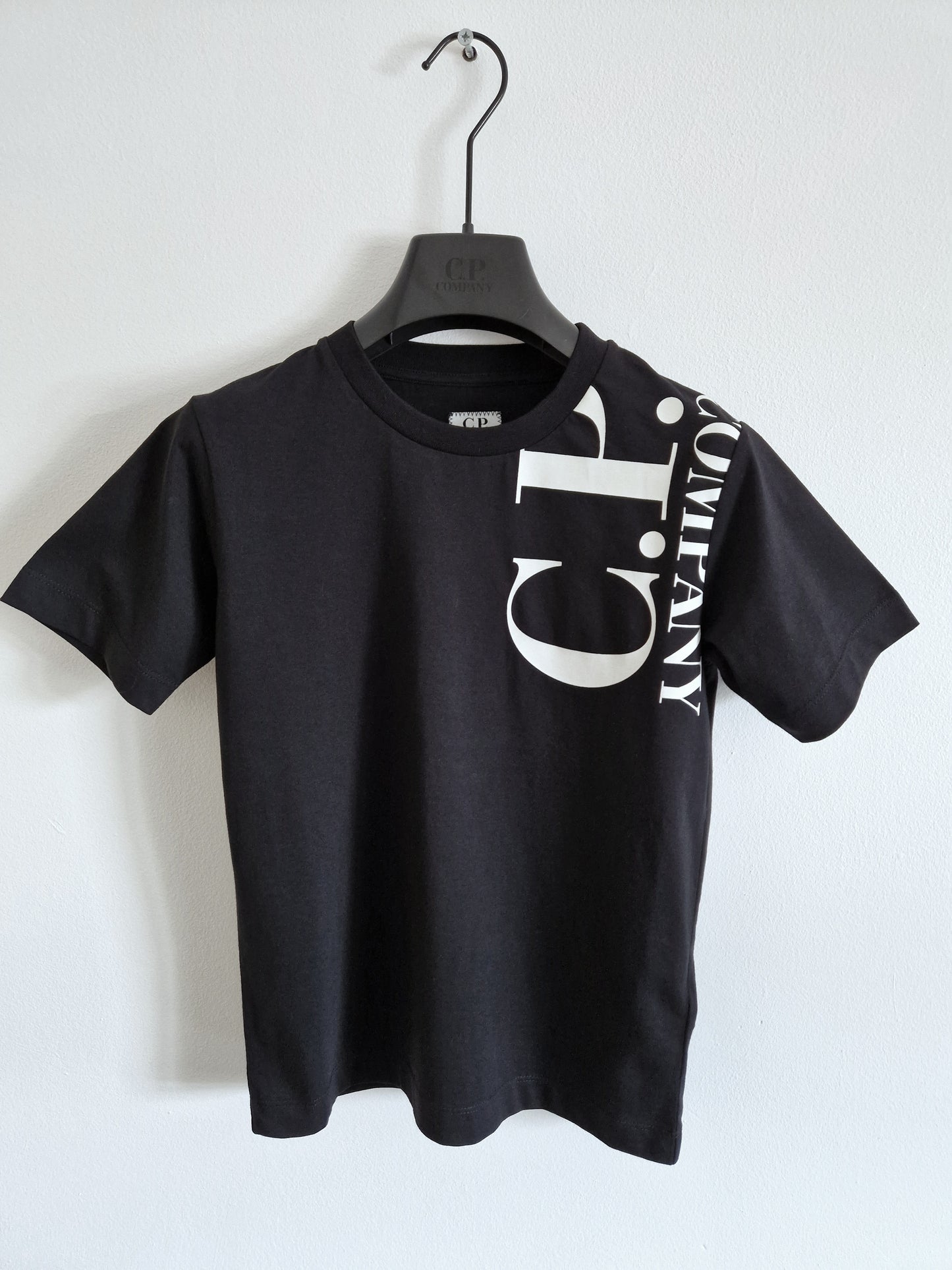 C.P. Company Junior Large Spell Out T-Shirt - Black