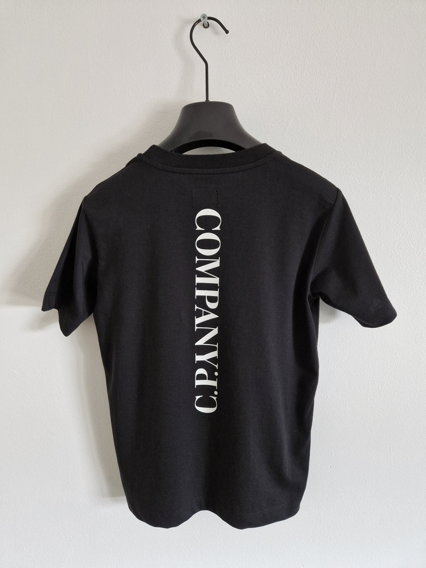 C.P. Company Junior Large Spell Out T-Shirt - Black