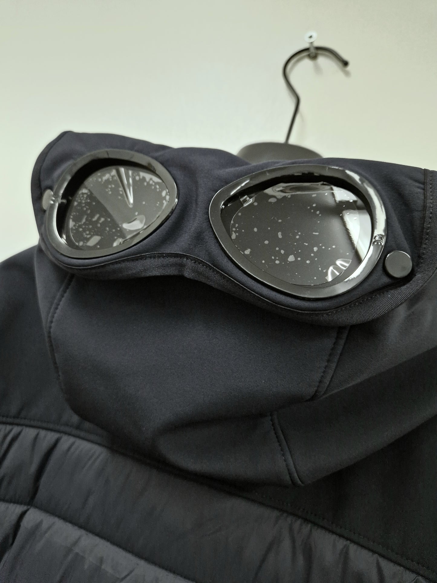 C.P. Company Shell-R Mixed Goggle Jacket - Total Eclipse