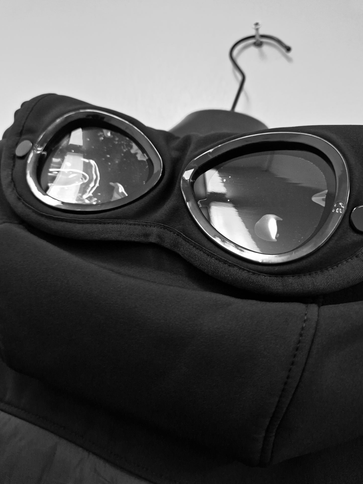 C.P. Company Shell-R Mixed Goggle Jacket - Black