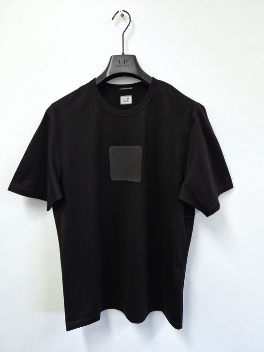 C.P. Company Mercerized Logo T-Shirt - Black