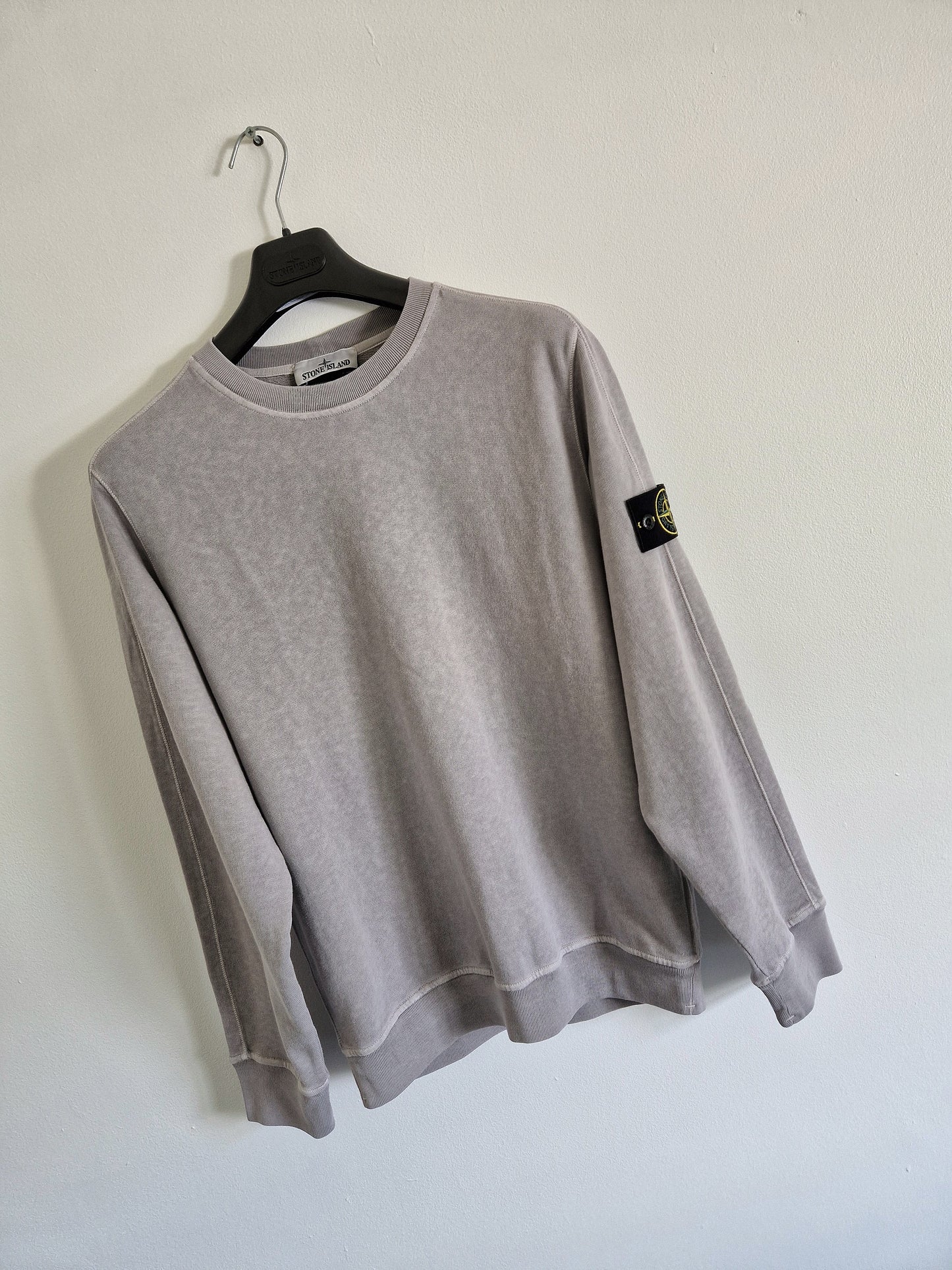 Stone Island Crewneck Sweatshirt - Light Dust