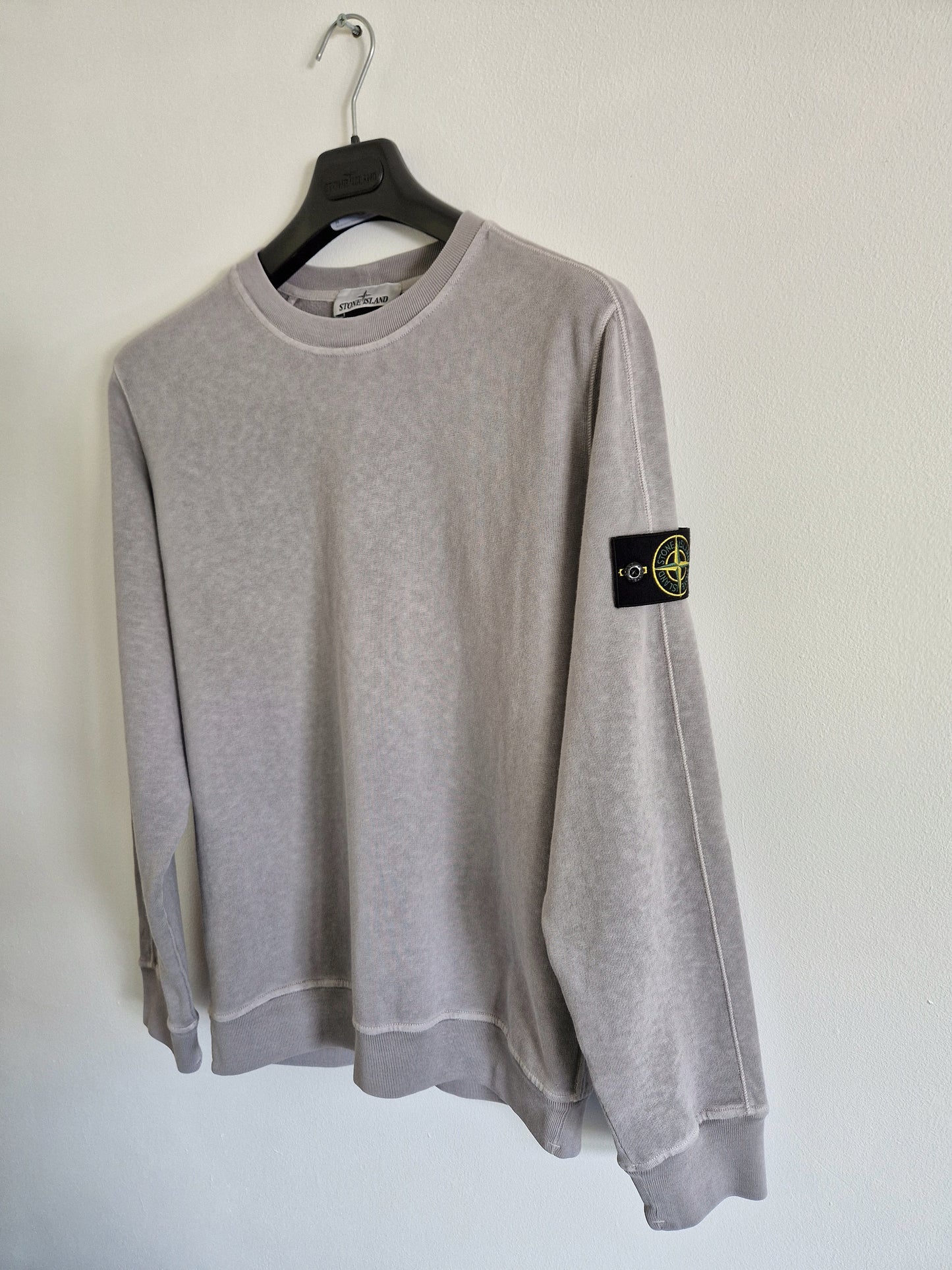 Stone Island Crewneck Sweatshirt - Light Dust