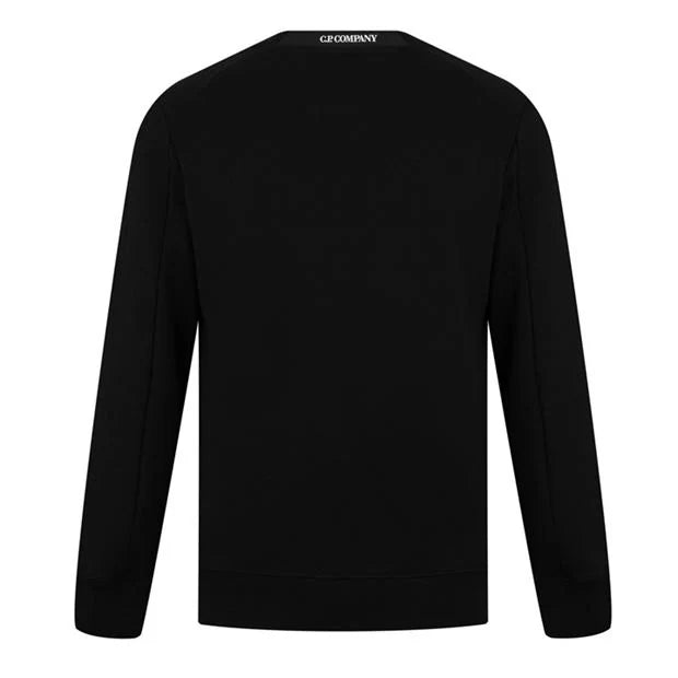C.P. Company Diagonal Raised Sweatshirt - Black