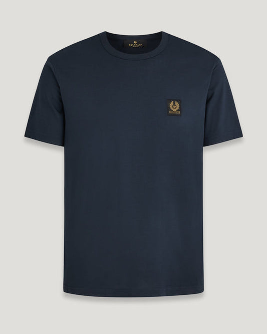 Belstaff Monkford Patch Logo T-Shirt - Navy Blue