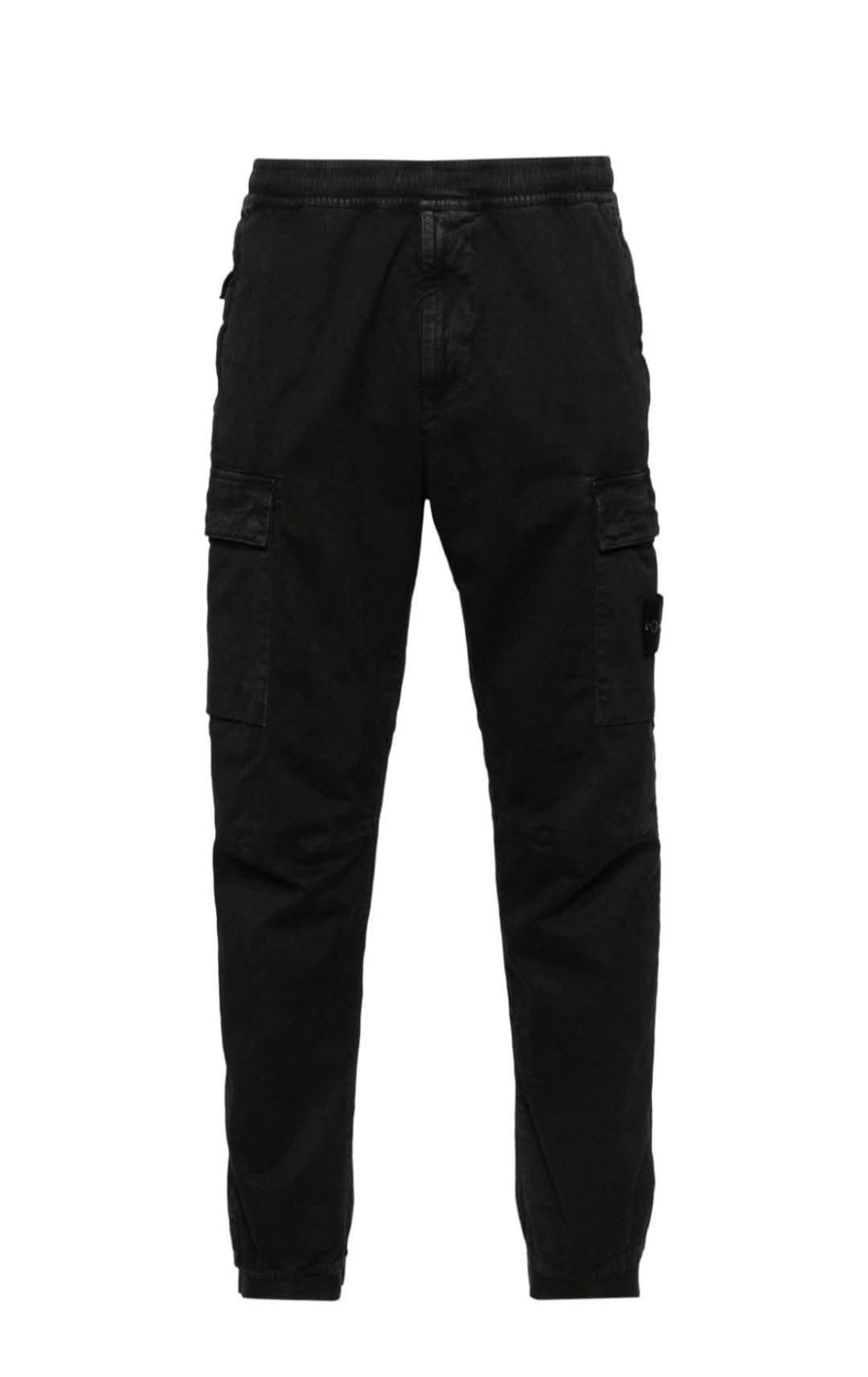 Stone Island Cargo Pants - Black