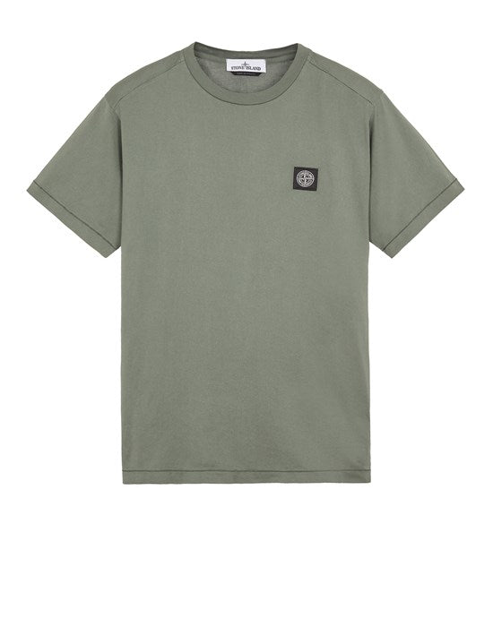 Stone Island Patch Logo T-Shirt - Musk green