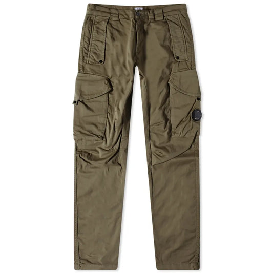 C.P. Company Sateen Cargo Pants - Ivy Green