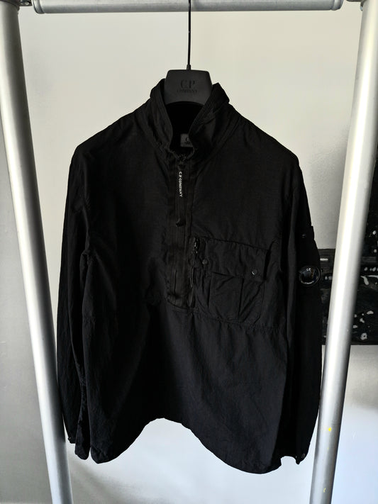 C.P. Company Flatt Nylon Overshirt - Black