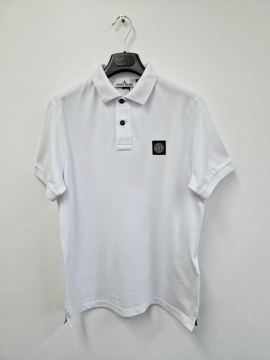 Stone Island Slim Fit Polo Shirt - White