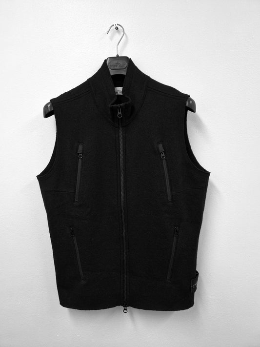 Stone Island Fleece Gilet - Black