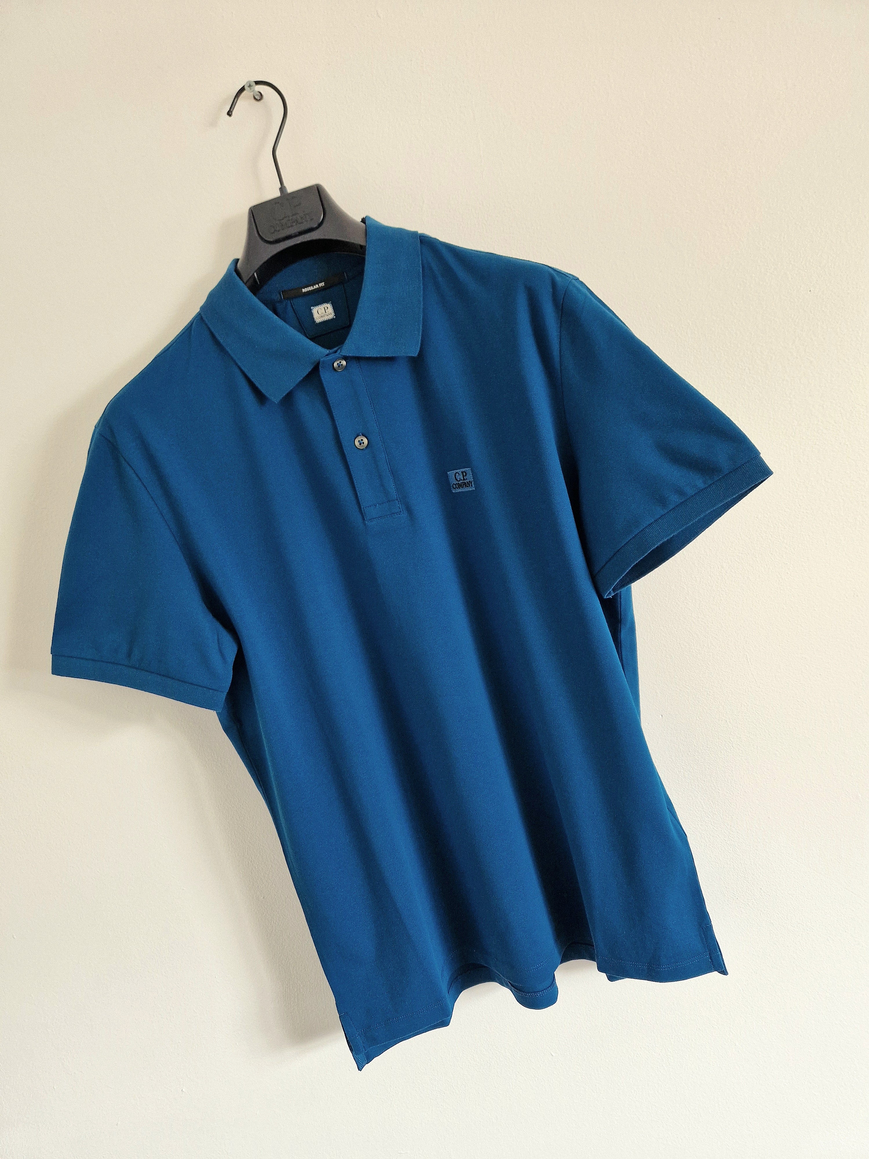 C.P. Company Stretch Piquet Polo Shirt - Ink Blue – Lads