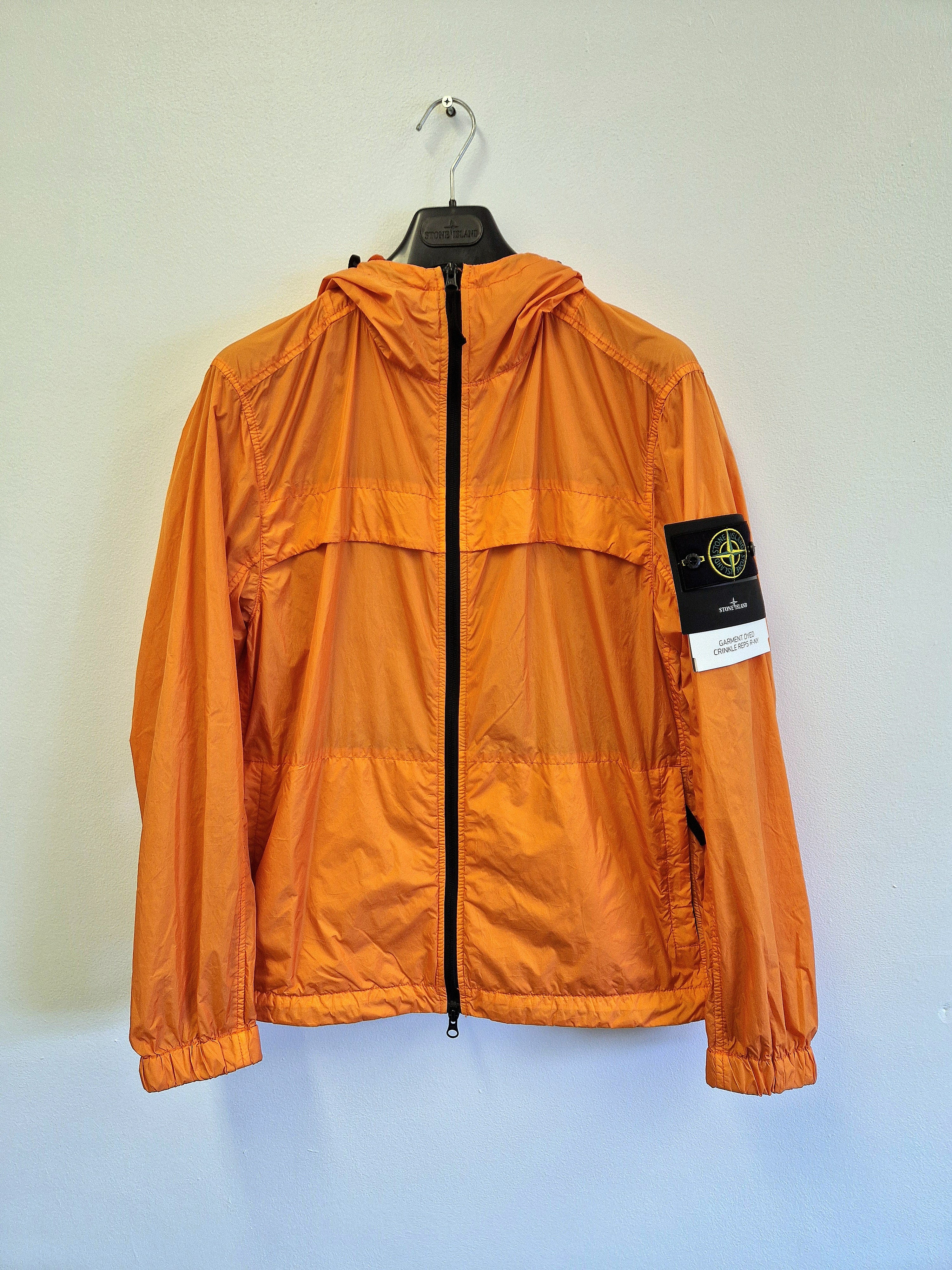 Stone island windbreaker orange deals