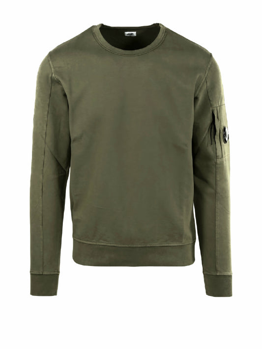C.P. Company Light Fleece Lens Sweatshirt - Butternut Brown
