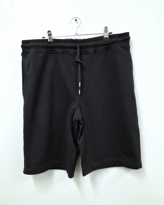 C.P. Company Fleece Jogging Shorts - Navy Blue